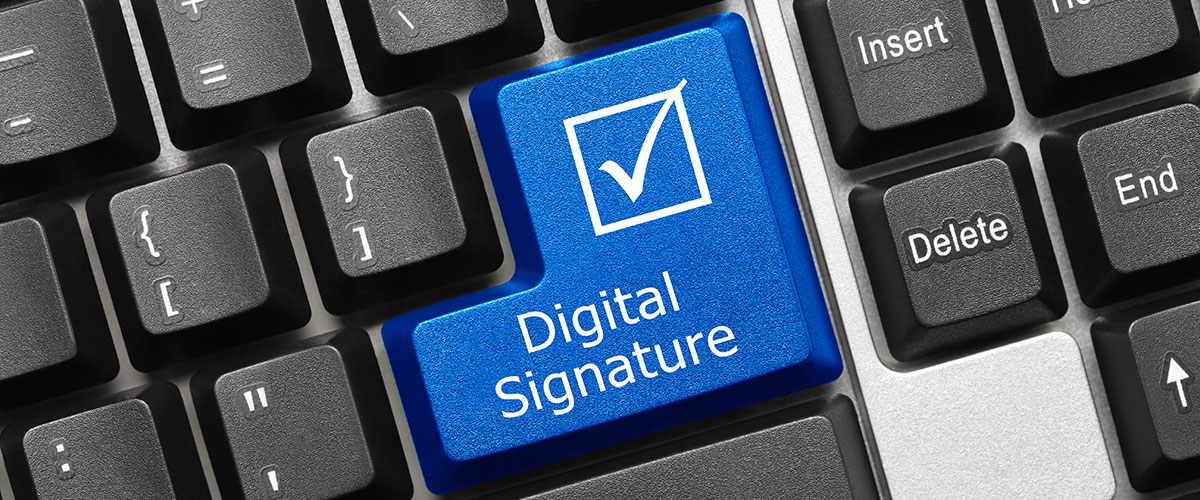E-signing - digital signing of documents